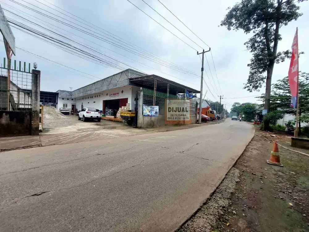 Dijual Tanah dan Bangunan Burangkeng