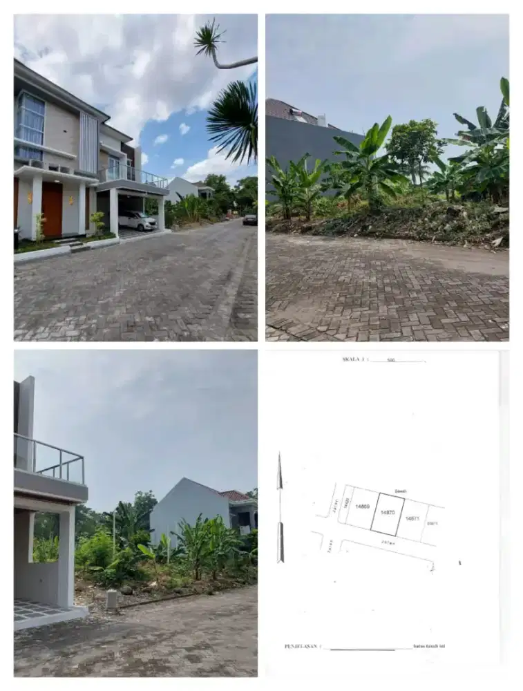 Tanah Bagus Dalam Perumahan utara Kampus UGM, dekat kampus UII