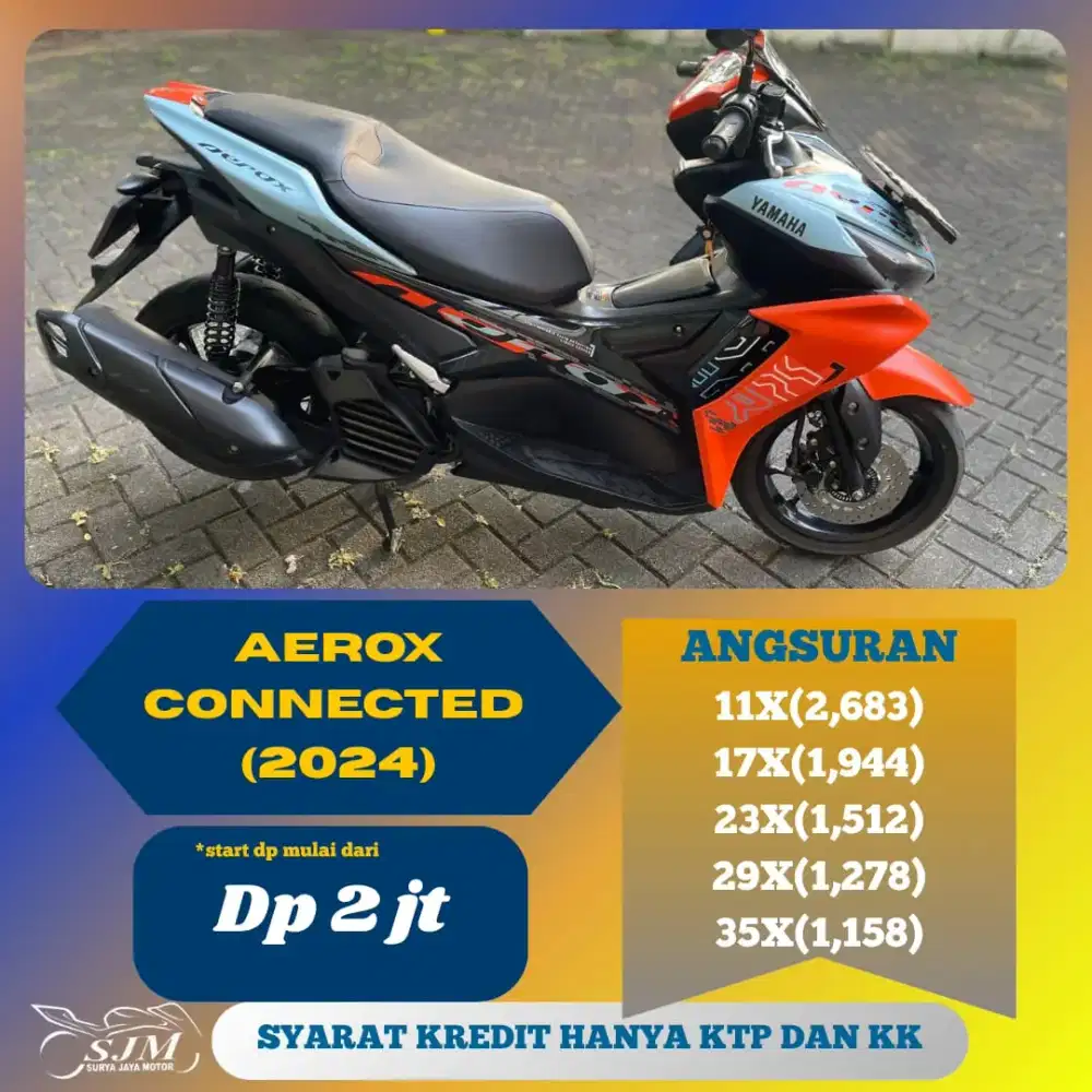 YAMAHA AEROX CONNECTED 2024 MESIN HALUS