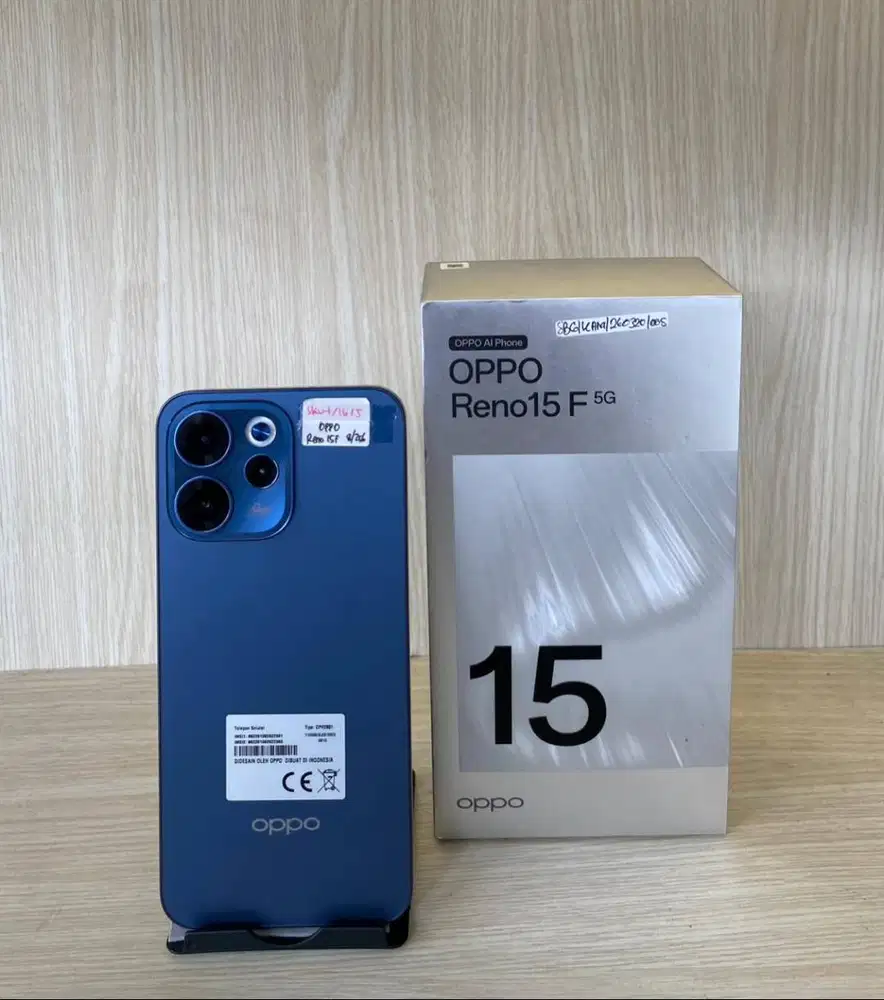Oppo Reno 15F 5G 8/256GB Fullset Likenew