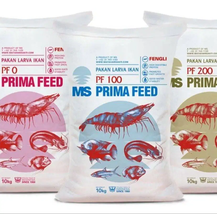 MS PRIMA FEED PELET IKAN PF 500 , PF 1000 , FENGLI 0 / Pakan Ikan