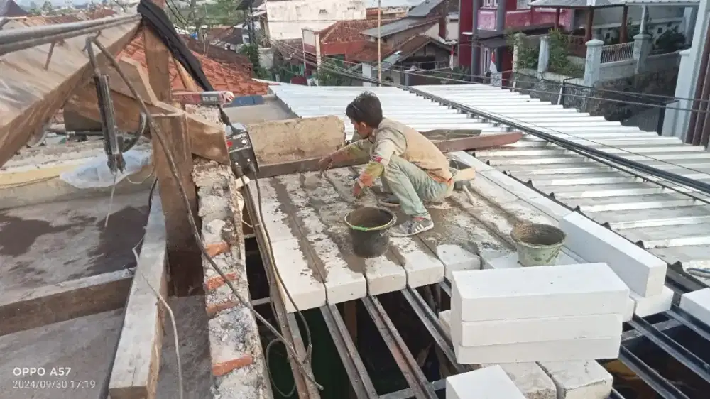 Cor dak hebel besi
