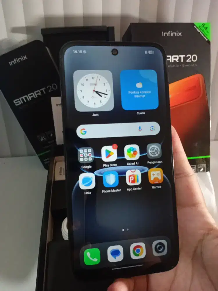 Infinix smart 20 ram 4+4/64 buka segel