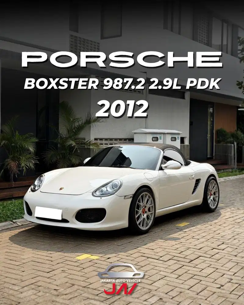 PORSCHE BOXSTER 987.2 2.9L PDK 2012 / LIKE NEW / MINT CONDITION