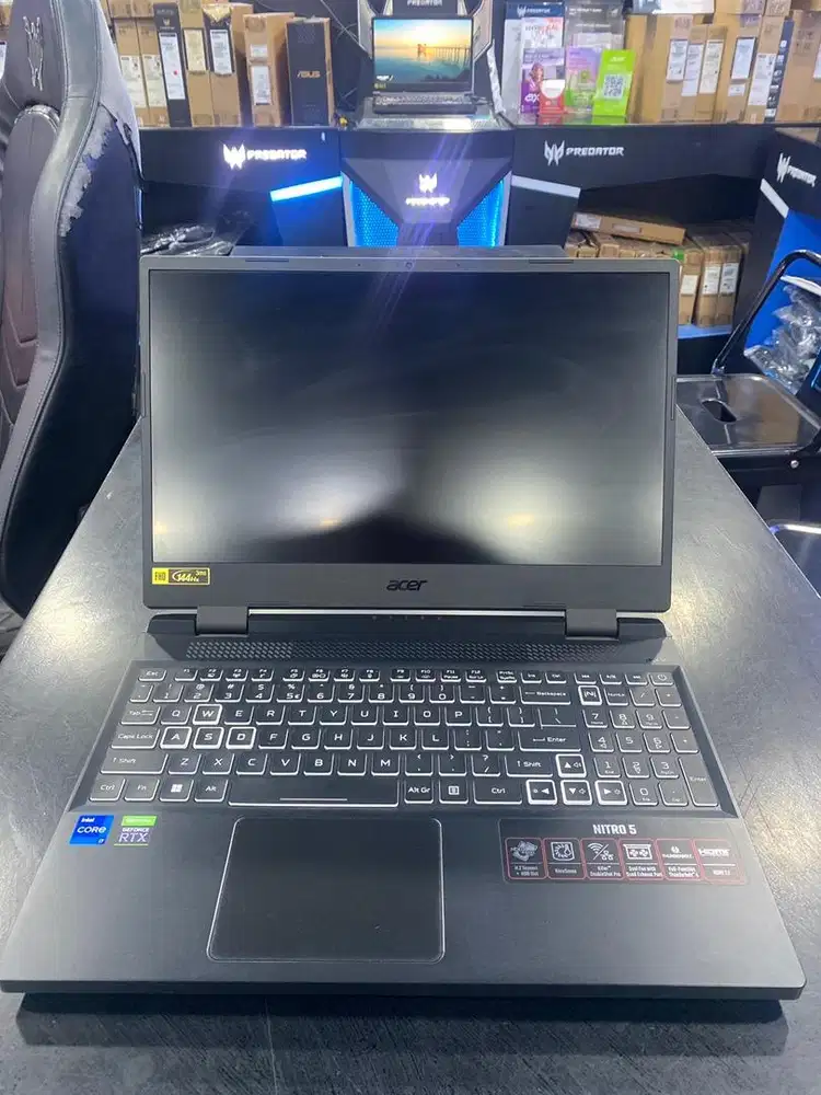 Laptop ACER NITRO 5 intel core 512GB SSD