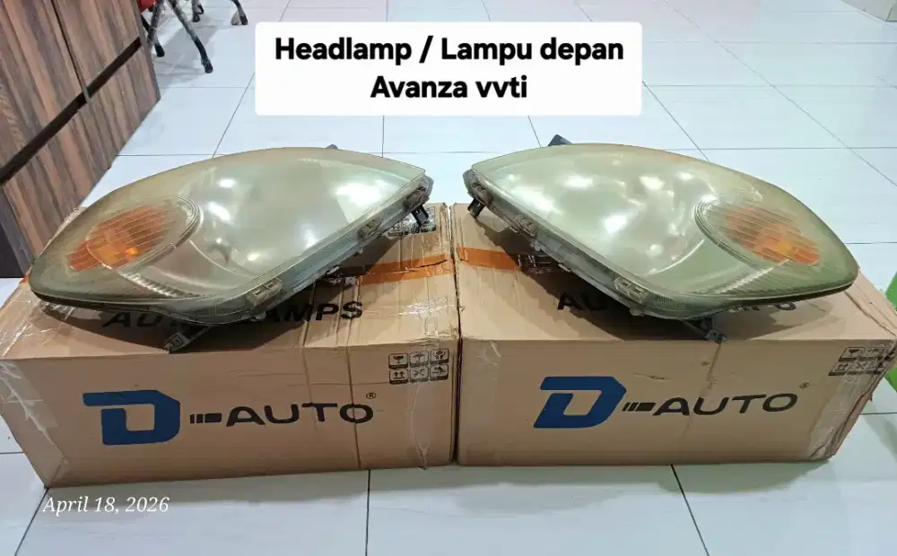 Lampu depan avanza Headlamp Original Avanza