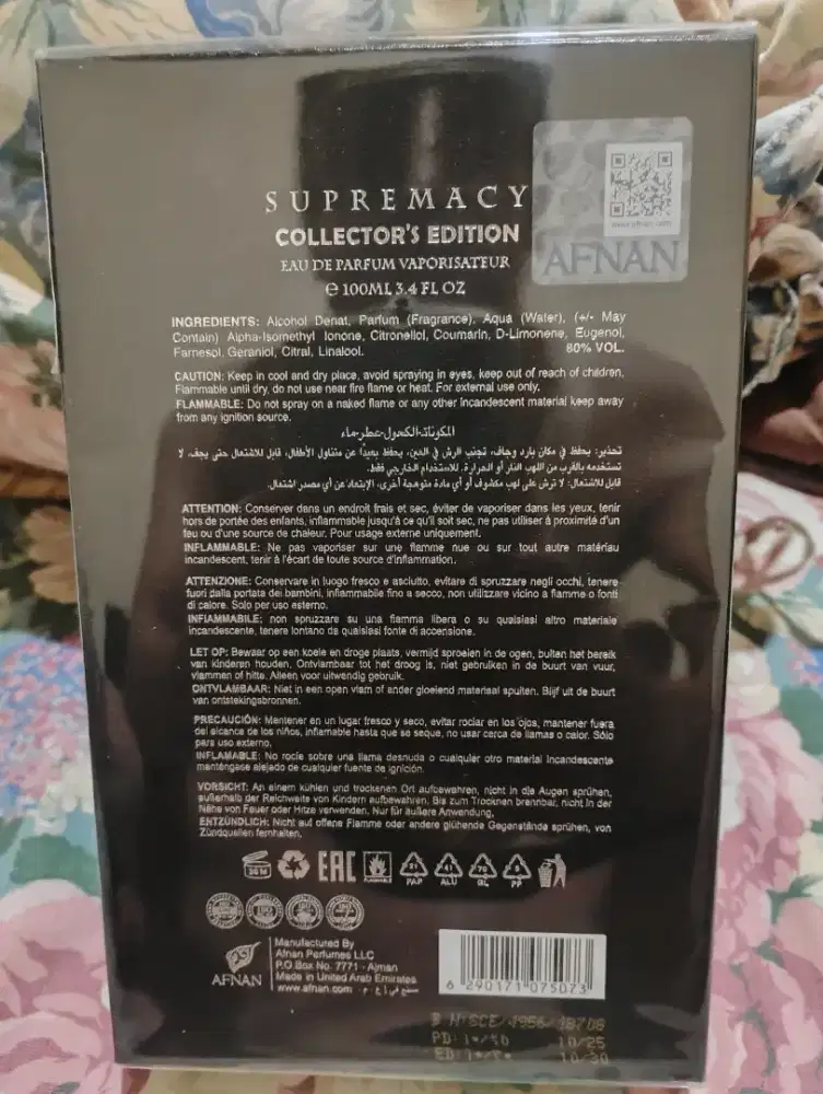 Afnan Supremasi Colector Edition parfum