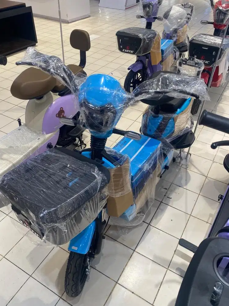 Sepeda listrik EXOTIC power 500watt jarak tempuh 40Km