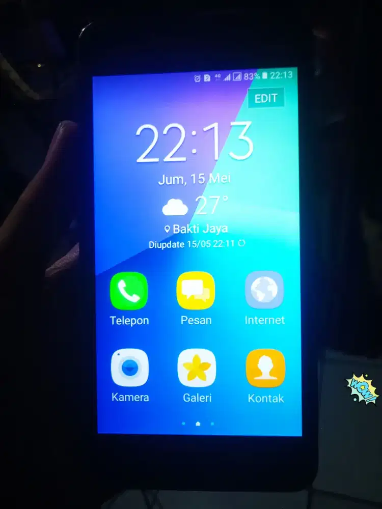 Dijual: Rp 350.000
HP Samsung J2 Prime, Dual Sim Card,Minus Pemakaian