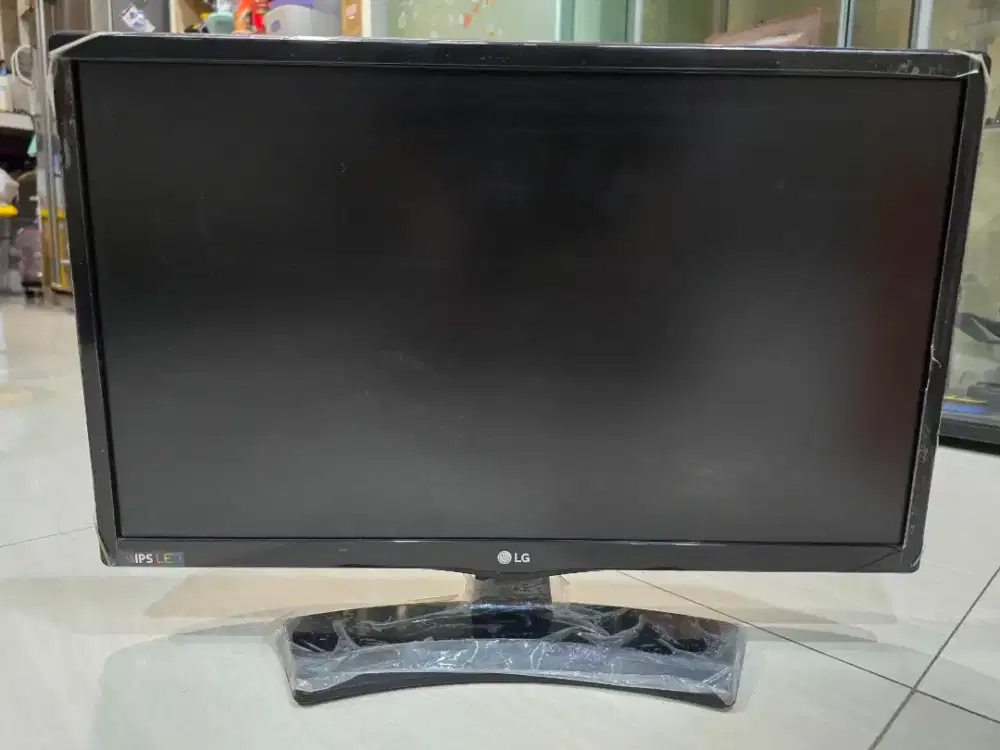 TV Led Monitor LG 22 inch layar rusak (apa adanya jual bahan)