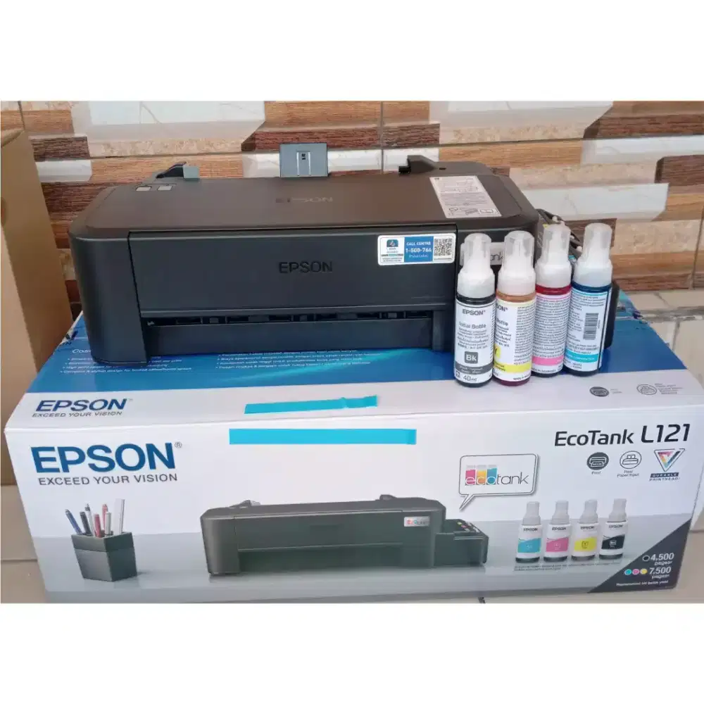 Dijual Printer Epson L121 Fullset Baru