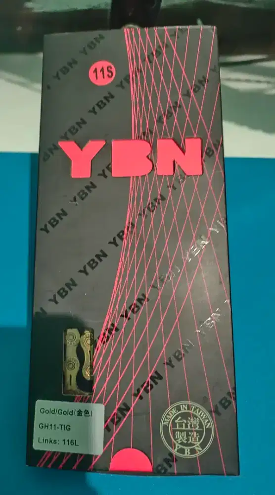 Rantai Sepeda YBN 11 Speed Gold