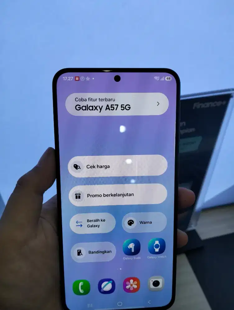 CICILAN SAMSUNG A57 PROMO BUNGA RINGAN