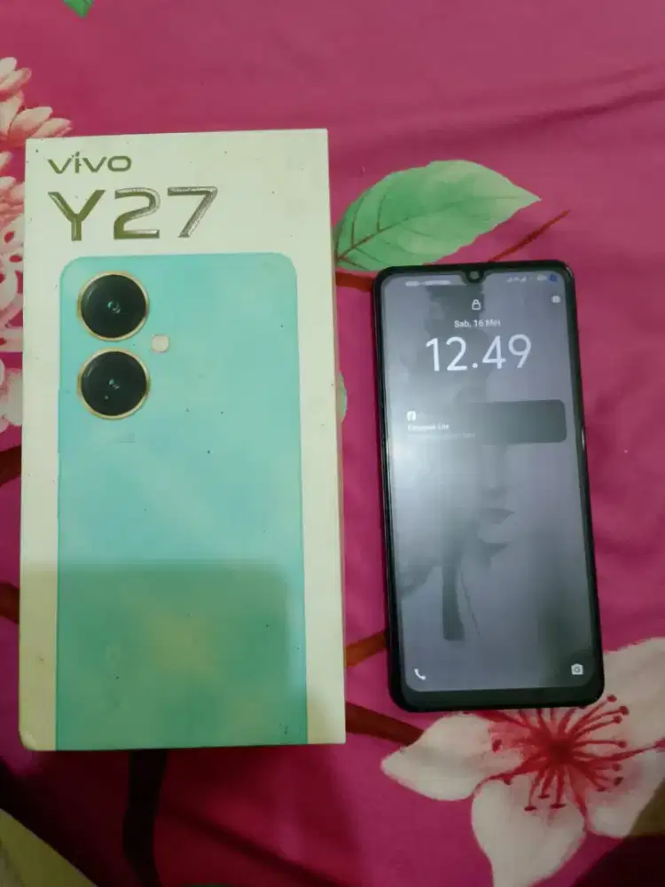 Vivo y27 ram 6+6/128 HP pullset no minus