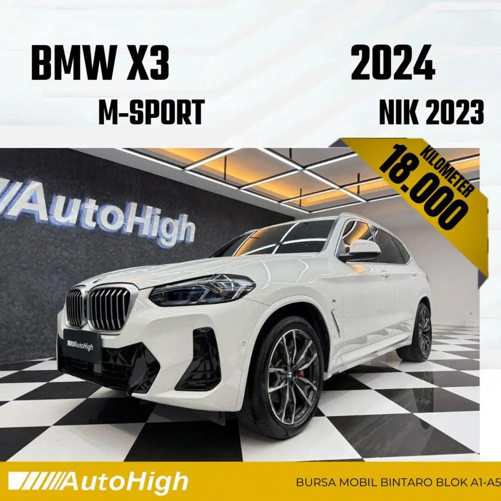 DP10% [Km18.000] X3 M-Sport 2023 White Reg 2022 #AUTOHIGH