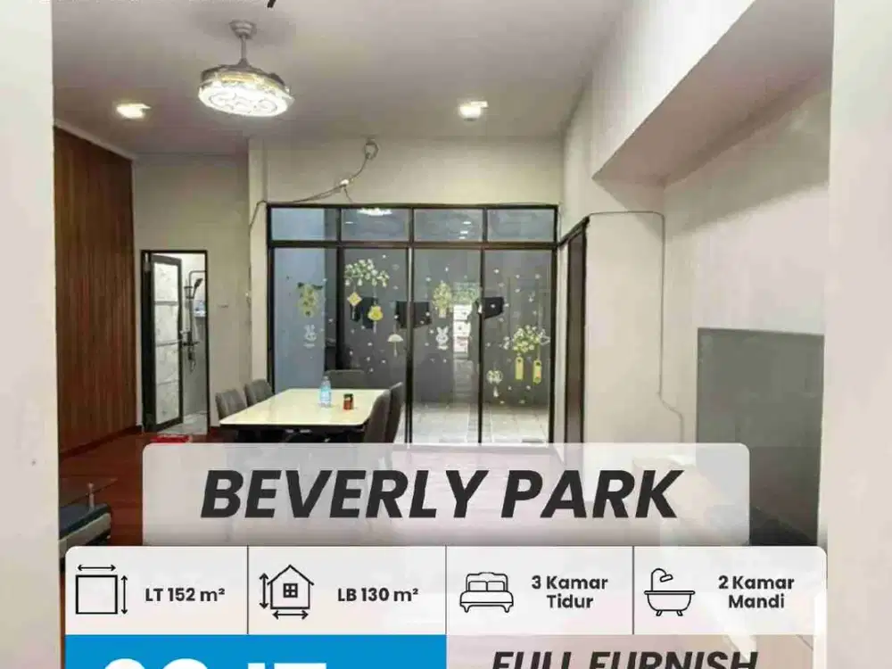 di sewakan Rumah Beverly Park Batam Center siap huni
