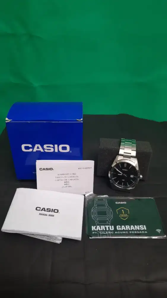 Jam casio wr 5058 mtp-vd03 original lengkap