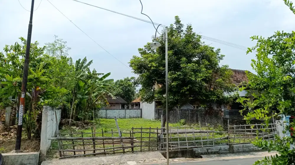 Dijual Murah Tanah Pekarangan Strategis SHM Kroyo Karangmalang Sragen