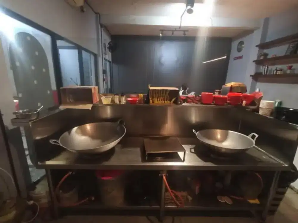 Di jual Stainles steel Kitchen Station 3 tungku