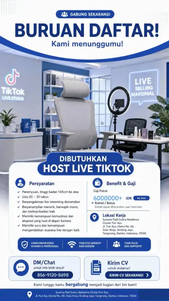 Dicari live streaming urgent