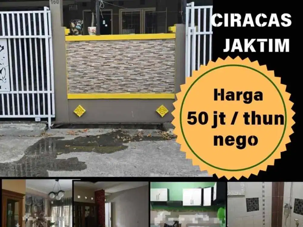 Rumah Sewa Rapi Siap Huni di Kelapa Dua Wetan Ciracas Jakarta Timur