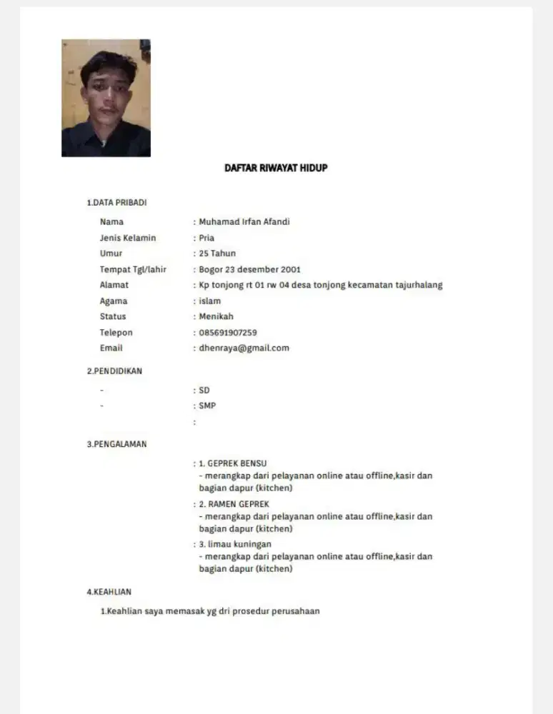 cari lowongan kerja