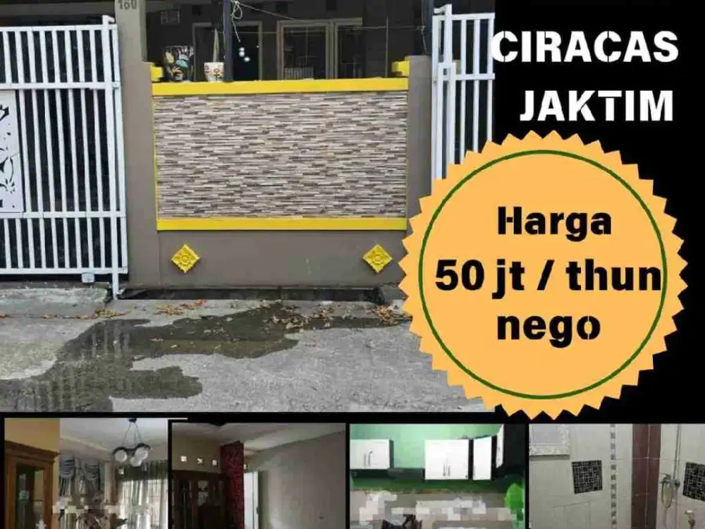 SEWA RUMAH SEMI FURNISHED CIRACAS JAKTIM