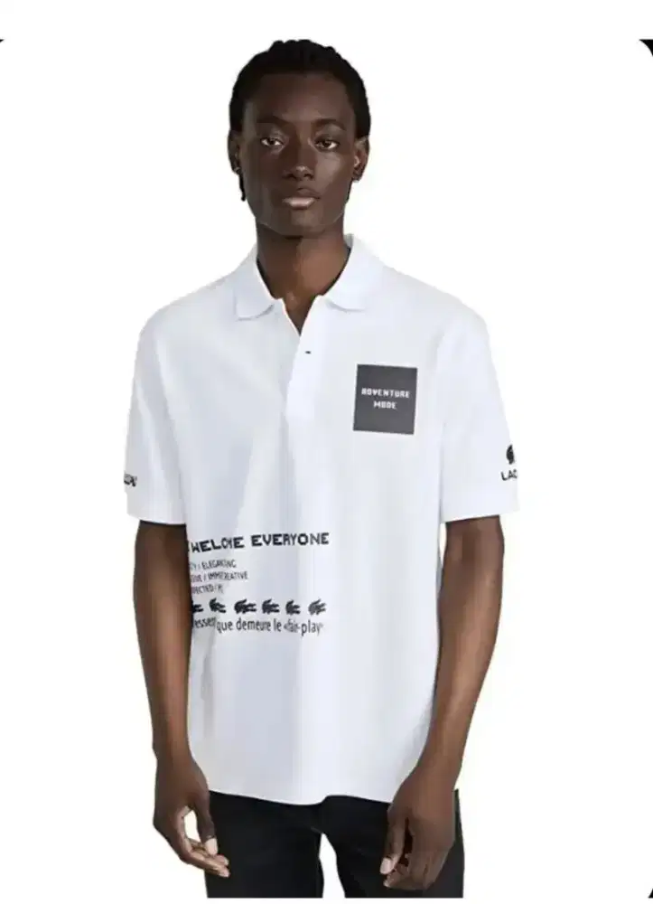 Kaos Kerah Lacoste x Minicraft Ukuran 3XL