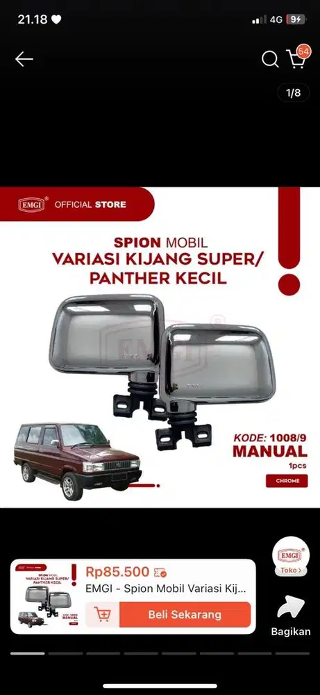 Spion kijang full set