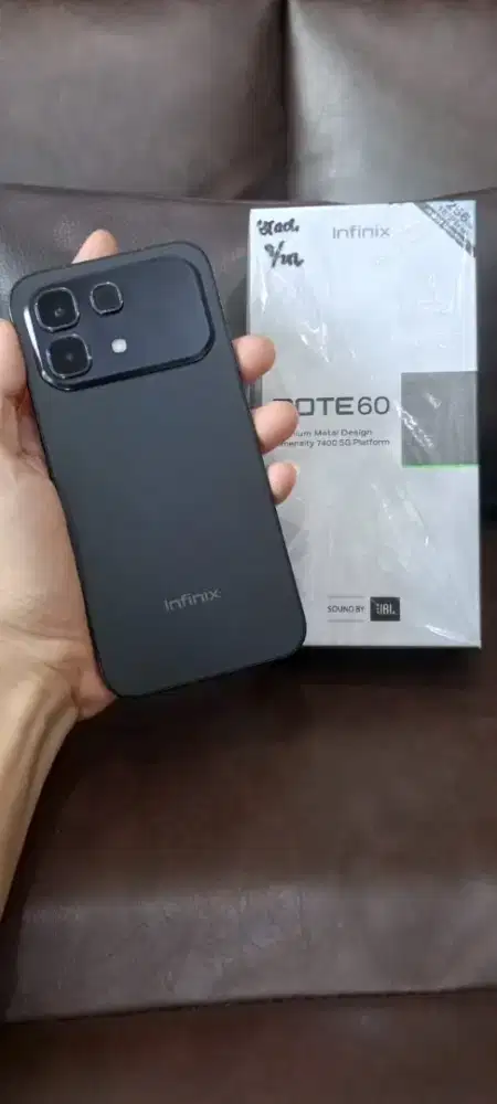 Infinix Note 60 5G ram 8/256gb 1minggu pake like new fullset original