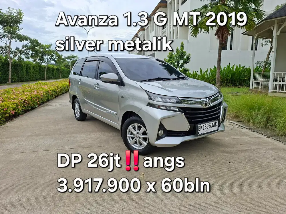 Avanza 1.3 G MT 2019 Silver Metalik