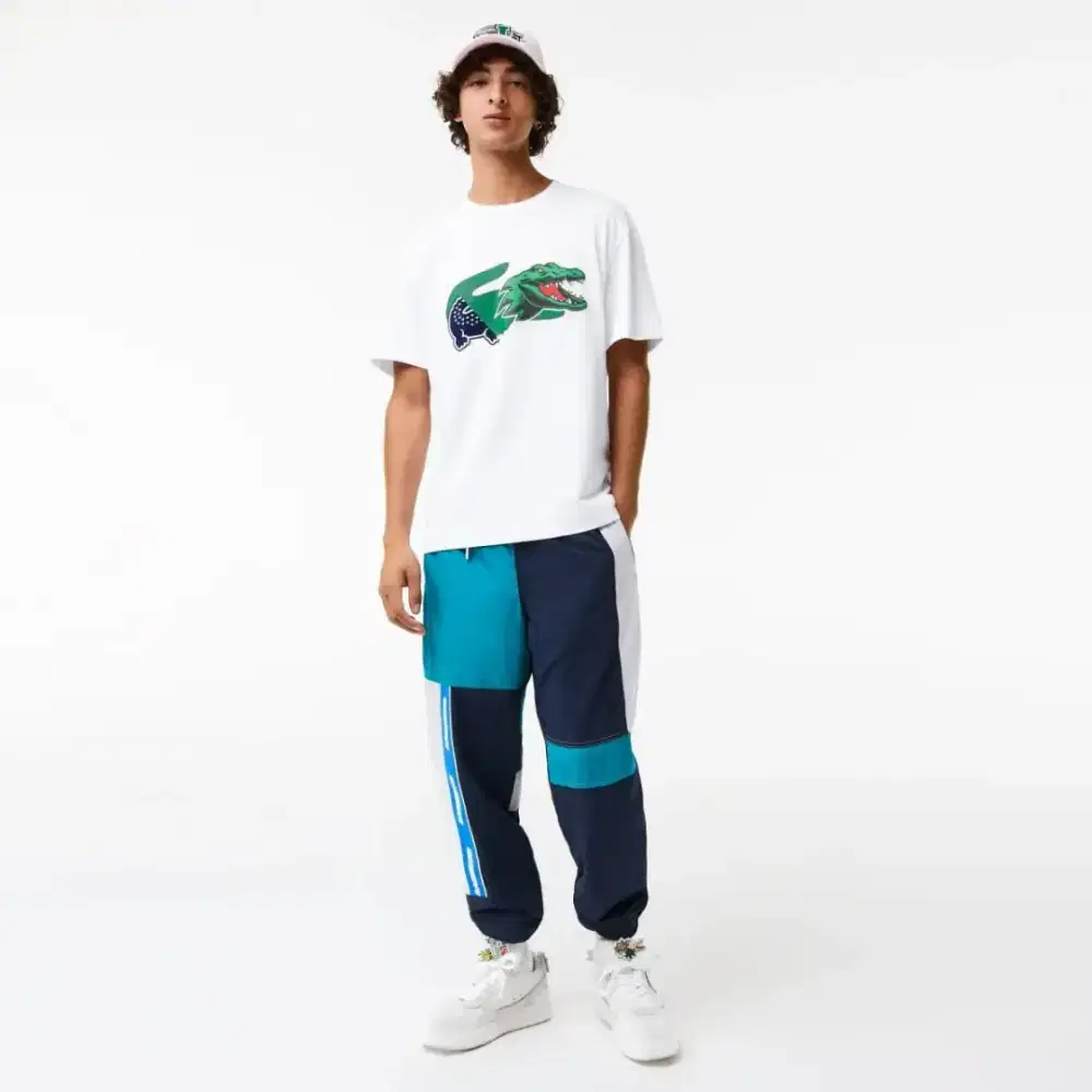 T-shirt Lacoste Big Croco Ukuran L