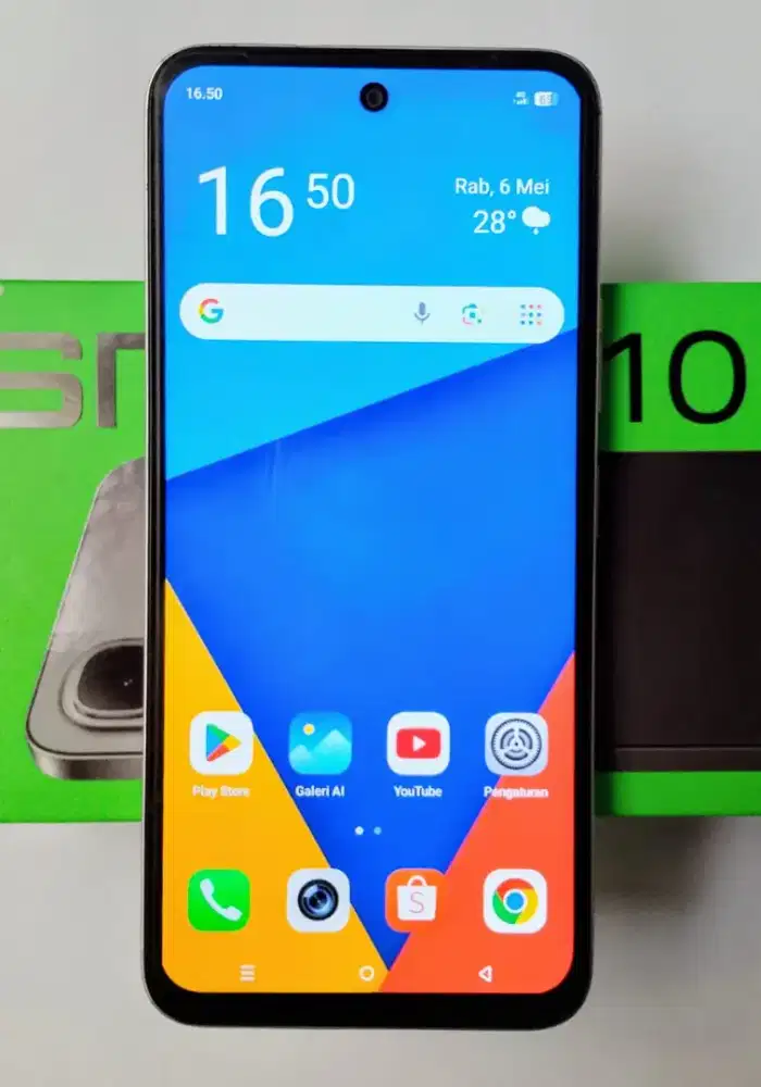 Infinix Smart 10 Ram 4+4/64 Fullset