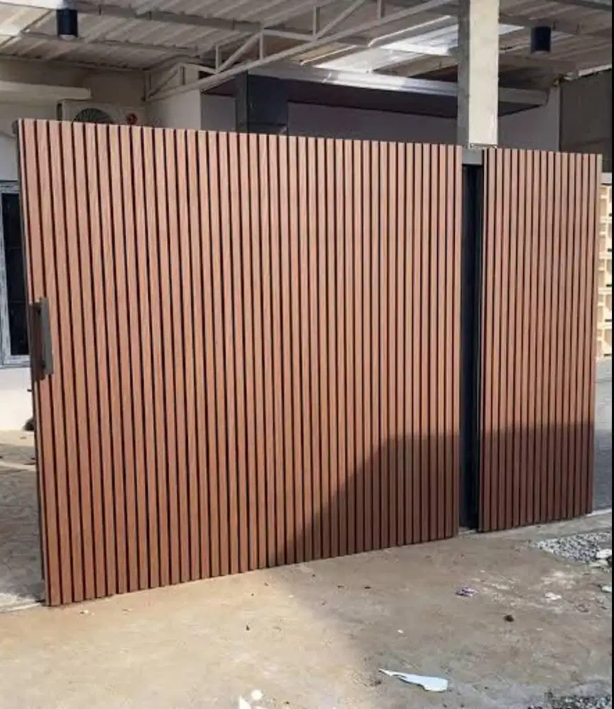Pintu pagar bahan duma