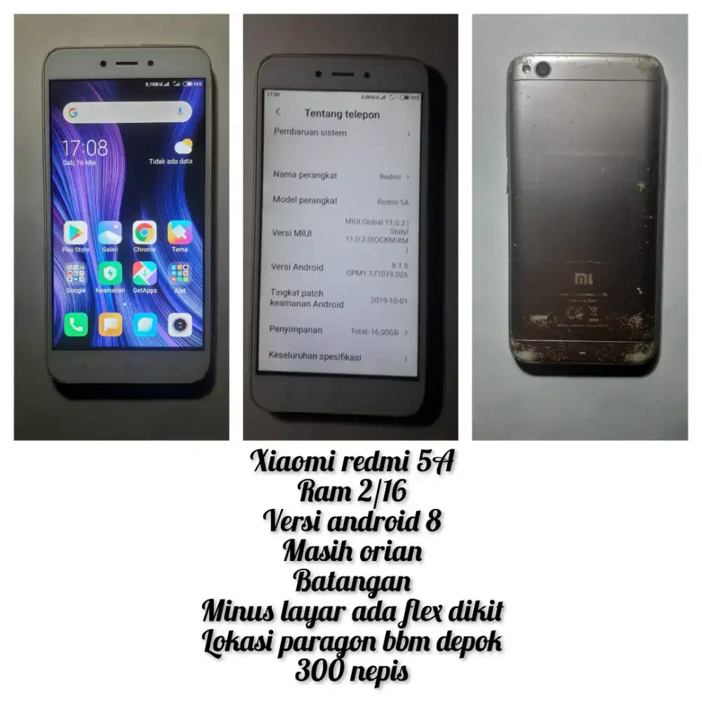 Dijual xioami resmi 5a