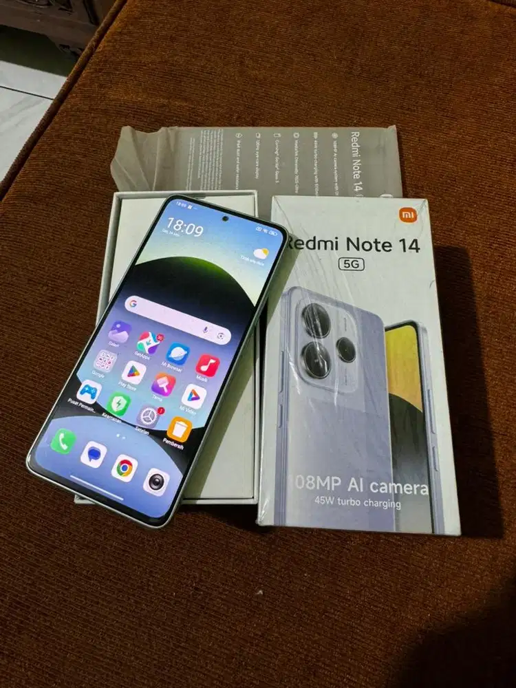 Redmi Note 14 5G ram 8g rom 256gb normal mulus lengkap
