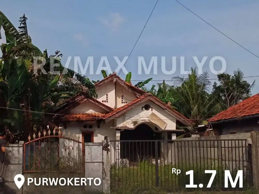 Dijual Tanah + Bangunan, Lokasi Strategis Area Purwokerto