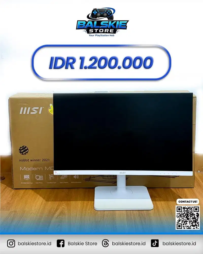 MONITOR MSI MD241 SERIES WHITE SECOND LIKE NEW