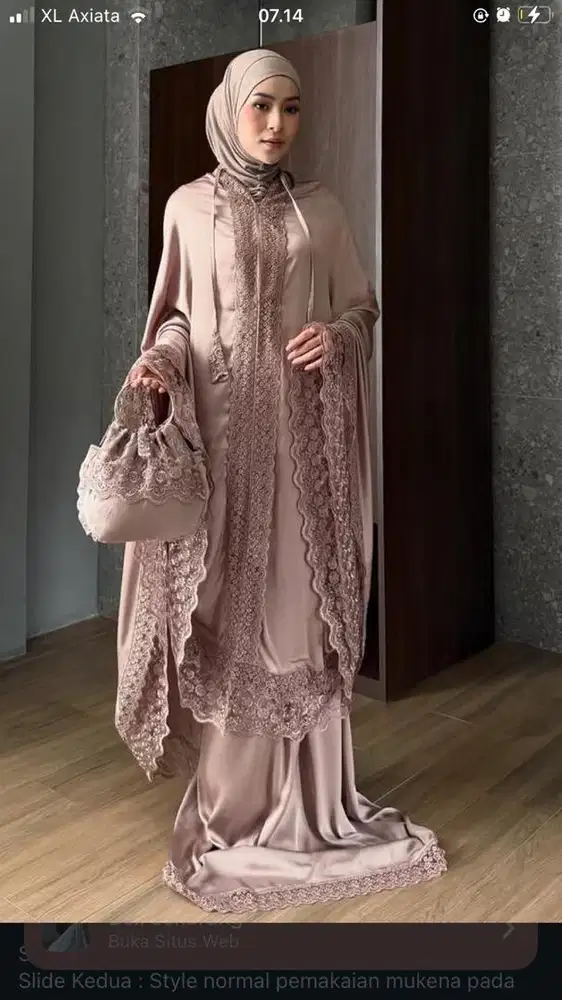 Jasa jahit mukena premium