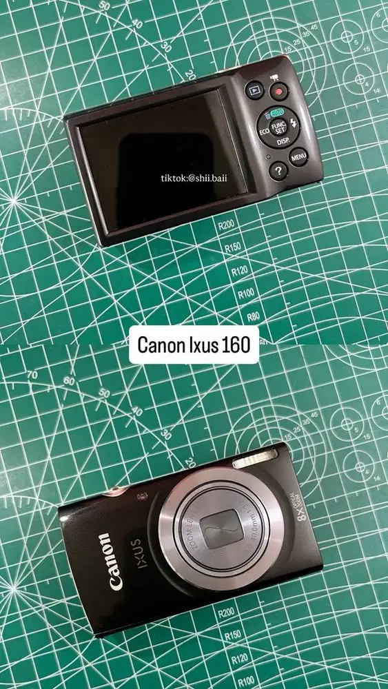 Digicam Canon Ixus 160 HD in Black Full Set Box