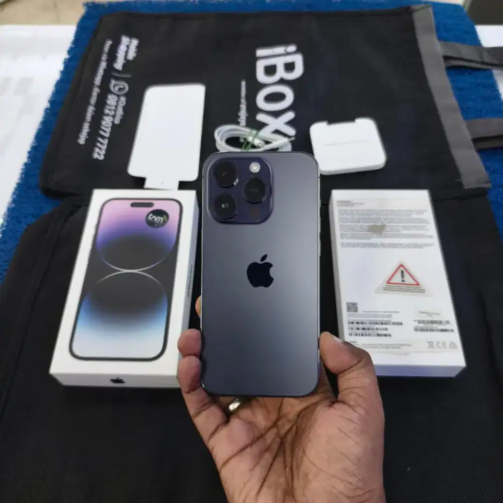 Iphone 14 Pro 512gb Mulus terawat BH 88% asli bawaan Ex Grs resmi iBox