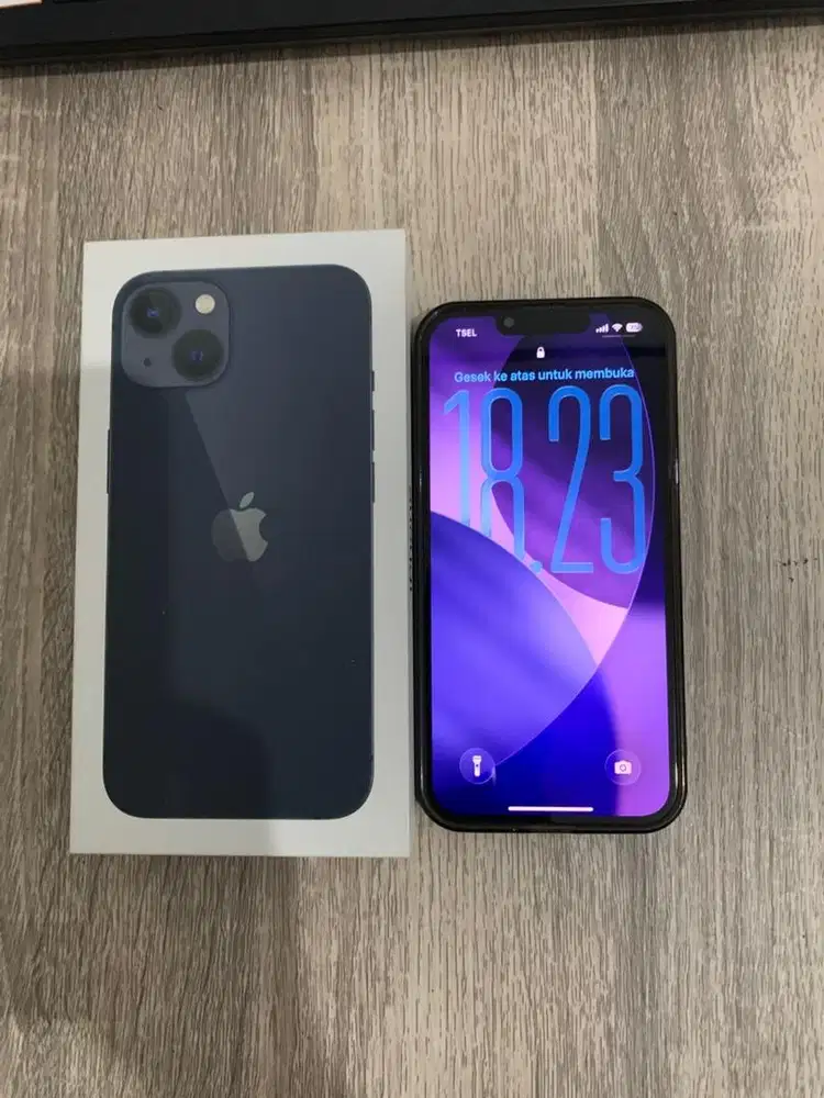 JUAL IPHONE 13 MIDNIGHT 128GB IBOX