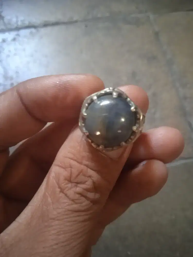 Safir ring alpaka