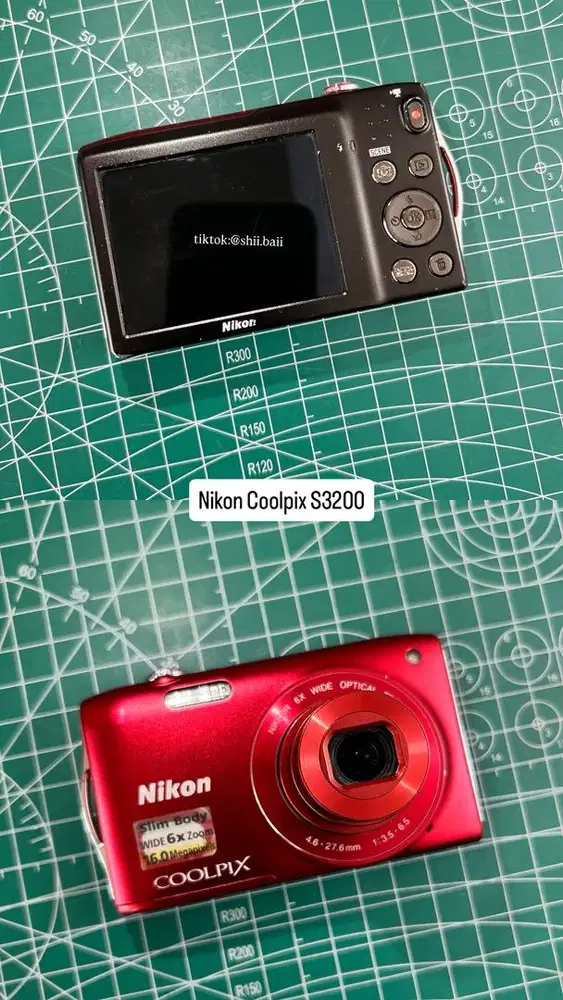 Digicam Nikon Coolpix S3200 in Red