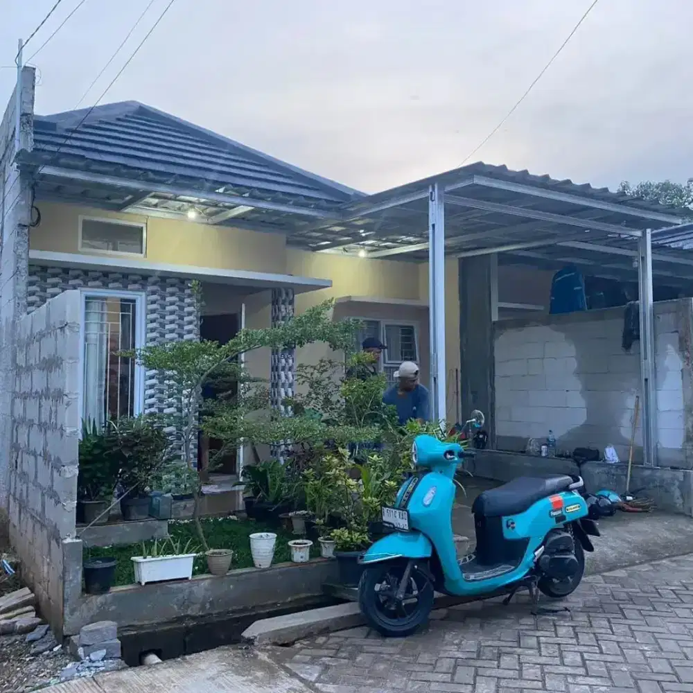 Kanopi/carport baja ringan atap spandek pasir