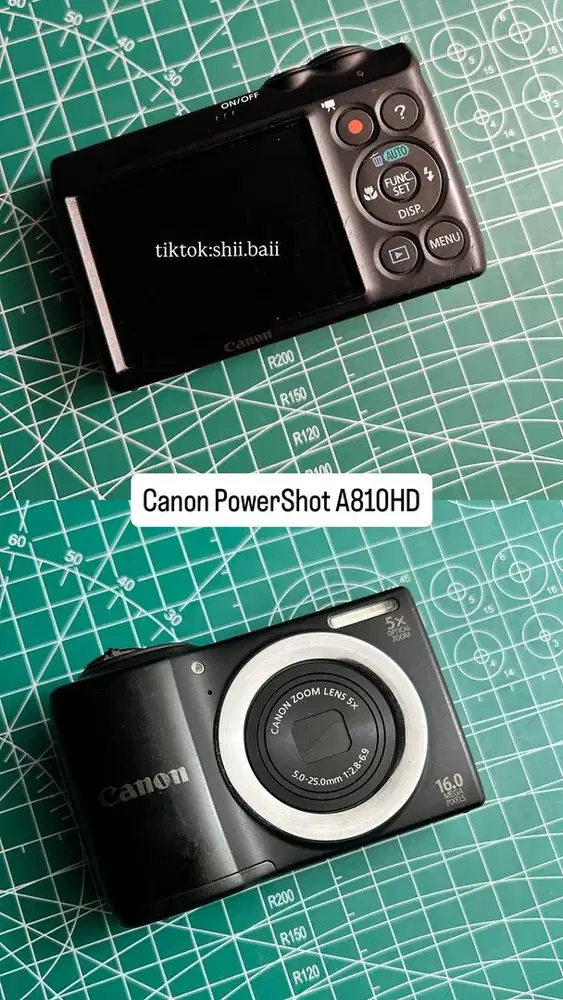 Digicam Canon PowerShot A810 in Black