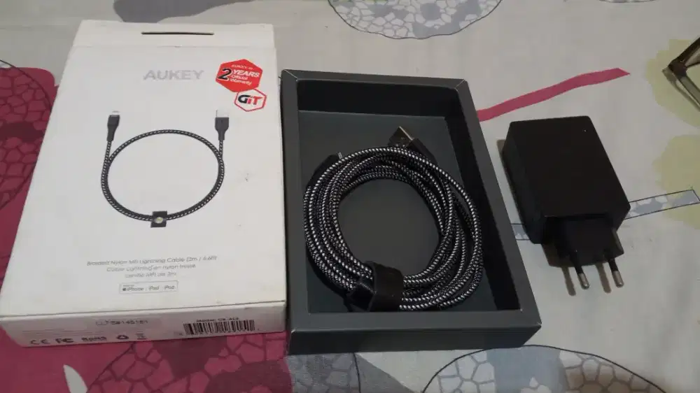 charger aukey buat iphone