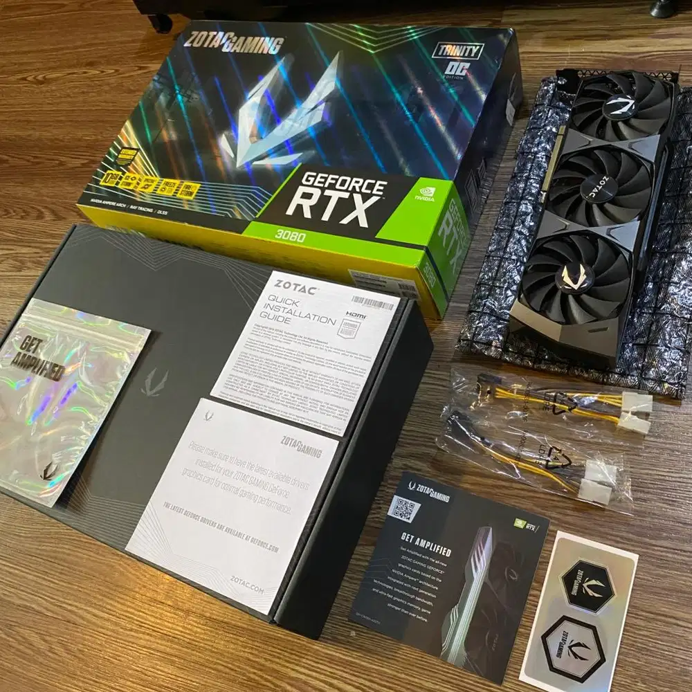 vga zotac gaming trinity oc rtx 3080 10gb fullset resmi