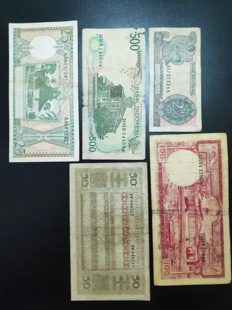 Uang Kuno / Jadul Langka Untuk Kolektor dijual All in
