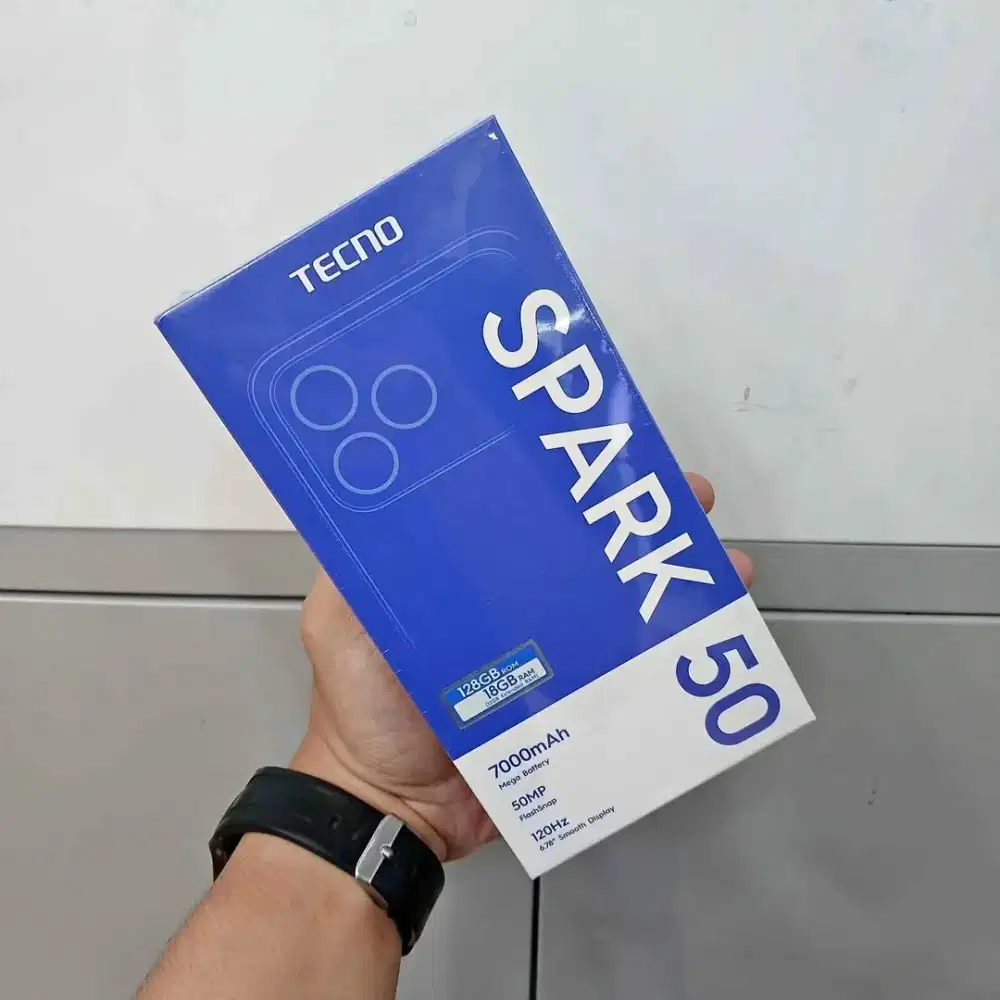 Tecno Spark 50 8/128 6/128 4/128 Gb New Murah Garansi Resmi 1 Tahun